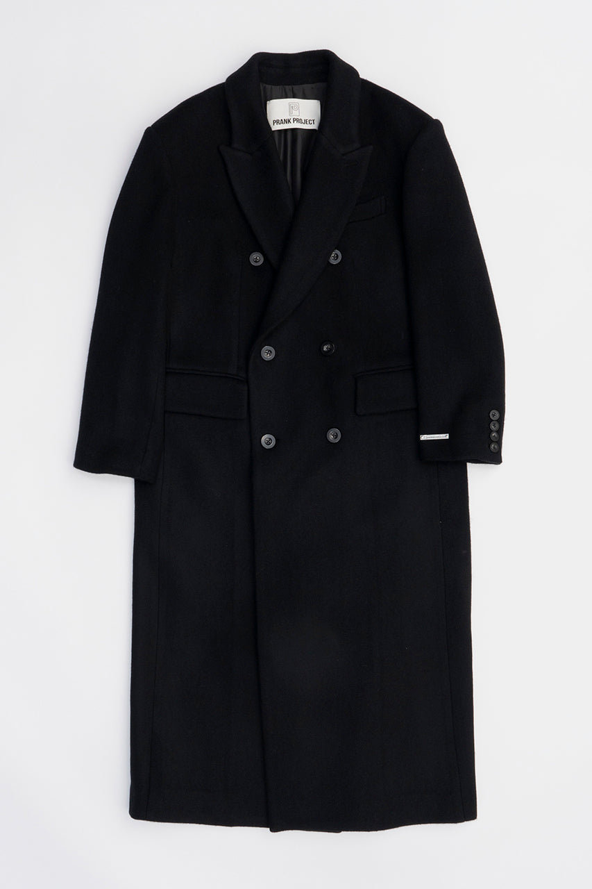 プランク プロジェクト/PRANK PROJECTの【予約販売】ウールダブルロングコート / Wool Double Long Coat(BLK(ブラック)/31242165601)