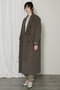 【予約販売】メランジウールロングダブルコート / Melange Wool Long Double Coat プランク プロジェクト/PRANK PROJECT