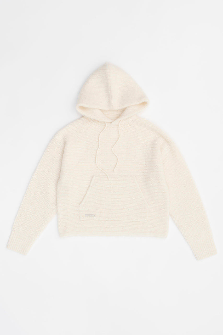 プランク プロジェクト/PRANK PROJECTの【予約販売】カシゴラニットフーディ / Cashgora Knit Hoodie(WHT(ホワイト)/31242366101)