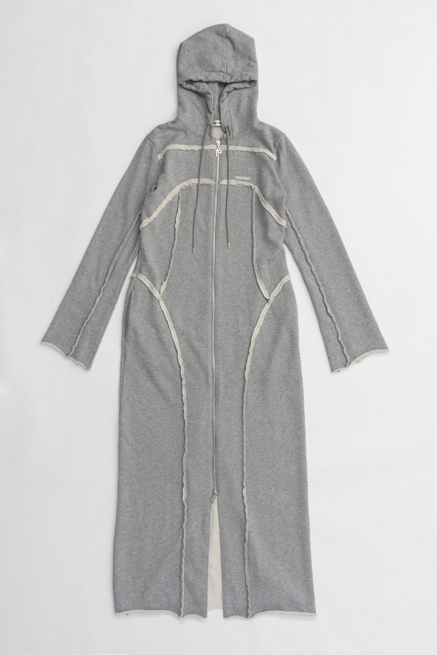 プランク プロジェクト/PRANK PROJECTのジップフードスウェットワンピース/Zip Hood Sweatshirt One Piece(GRY(グレー)/31242265603)