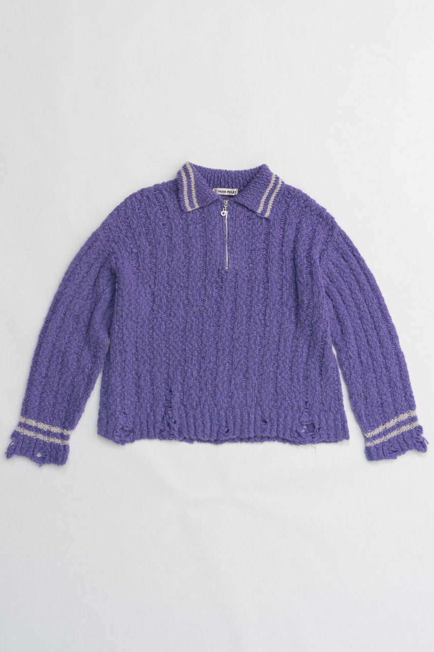 プランク プロジェクト/PRANK PROJECTの【10/4 11:00販売開始】【予約販売】ポロネックニット/Polo Neck Knit(PPL(パープル)/31242366110)