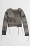 【10/4 11:00販売開始】【予約販売】モヘヤカスリリバーシブルニットトップ/Mohair Blur Reversible Knit Top プランク プロジェクト/PRANK PROJECT BLK(ブラック)