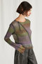 【10/4 11:00販売開始】【予約販売】モヘヤカスリリバーシブルニットトップ/Mohair Blur Reversible Knit Top プランク プロジェクト/PRANK PROJECT