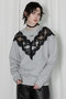 【予約販売】レーススウェット/Lace Sweatshirt プランク プロジェクト/PRANK PROJECT GRY(グレー)