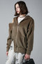 ダブルジップシャギーパーカーDouble Zip Shaggy Hoodie プランク プロジェクト/PRANK PROJECT