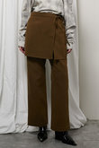 ラップレイヤードパンツ/Wrap Layered Pants