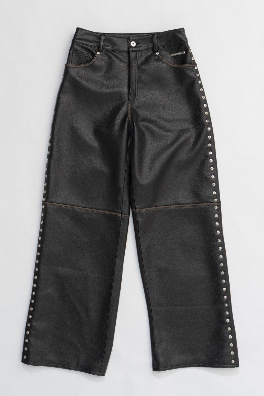 プランク プロジェクト/PRANK PROJECTの【予約販売】ヴィーガンレザーパンツ/Vegan Leather Pants(BLK(ブラック)/31242465609)