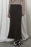 アルパカマキシニットスカート/Alpaca Maxi Knit Skirt