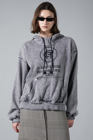 プランク プロジェクト/PRANK PROJECTのウォッシュドロゴフーディー / Washed Logo Hoodie(110100/110105)