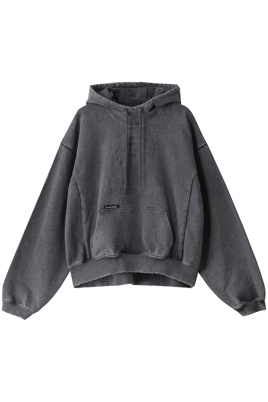 PRANK PROJECT ウォッシュドロゴフーディー / Washed Logo Hoodie (GRY(グレー), FREE) プランク プロジェクト ELLE SHOP PRANK PROJECT ウォッシュドロゴフーディー / Washed Logo Hoodie (GRY(グレー), FREE) プランク プロジェクト ELLE SHOP