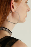 ロゴフープピアス / Logo Hoop Earrings