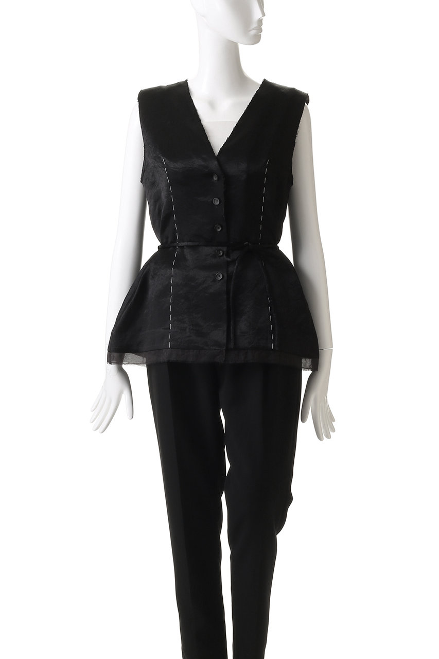 PRANK PROJECT(プランク プロジェクト)｜サテン2WAYトップ/BLK