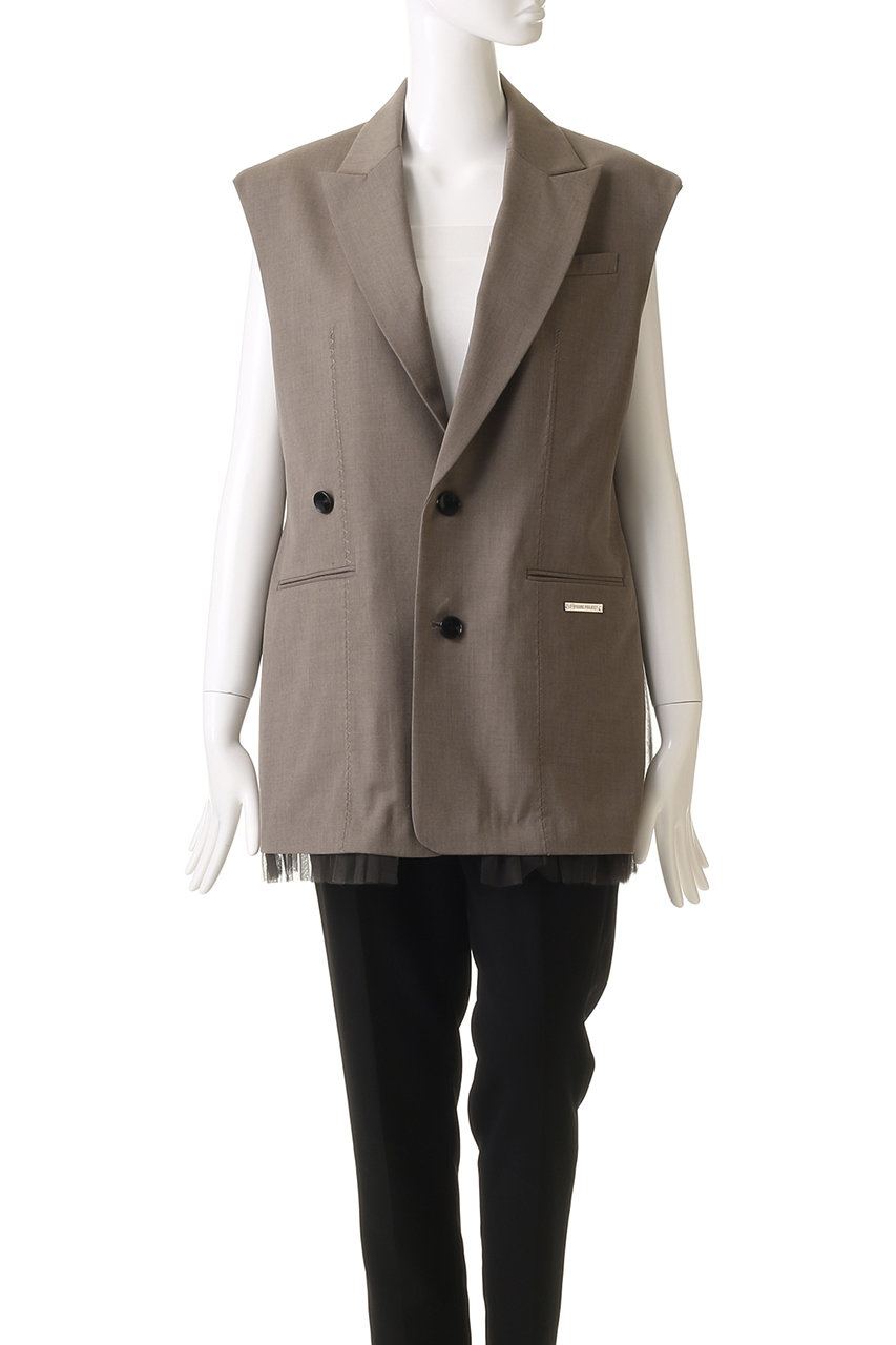 PRANK PROJECT☆チュールドッキングジレ PRANK PROJECT(プランク プロジェクト)｜チュールドッキングジレ