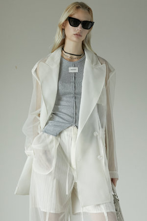 ダブルレイヤーチュールジャケット / Bonded Tulle Jacket