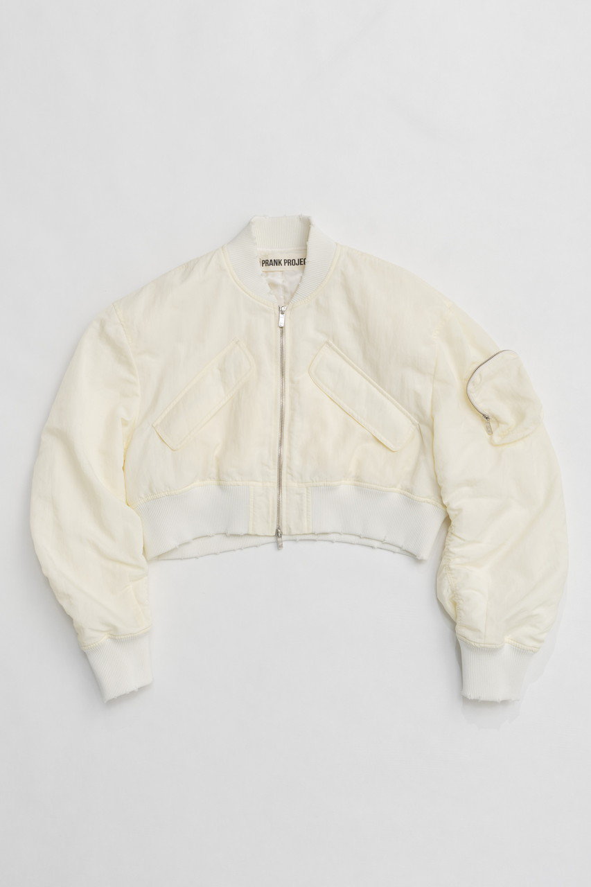 プランク プロジェクト/PRANK PROJECTの【予約販売】パワーショルダーショートブルゾン / Power Shoulder Short Blouson(WHT(ホワイト)/31251215901)