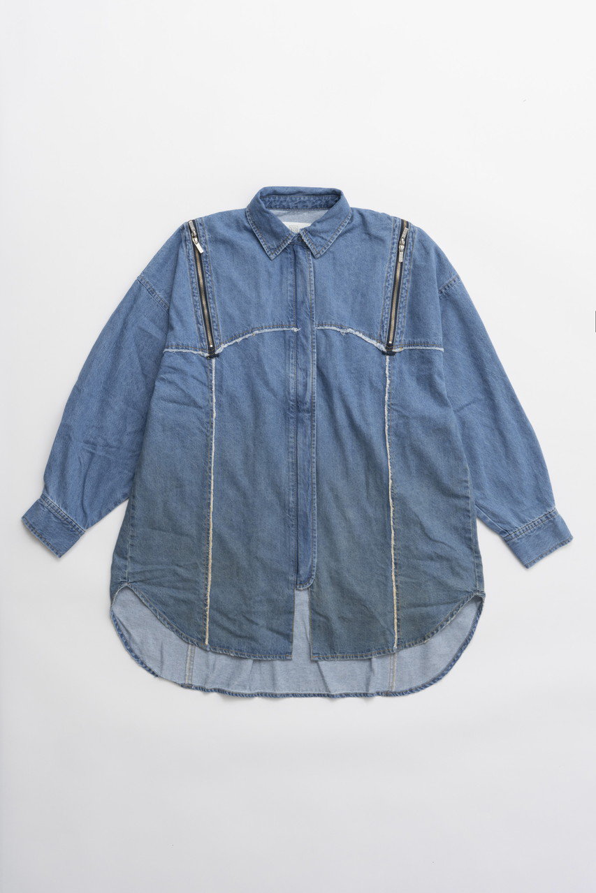 プランク プロジェクト/PRANK PROJECTの【予約販売】グラデーションデニムシャツワンピ / Gradient Denim Shirt Onepiece(BLU(ブルー)/31251265401)