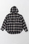 【予約販売】フーデッドチェックシャツ / Hooded Check Shirt プランク プロジェクト/PRANK PROJECT BLK(ブラック)