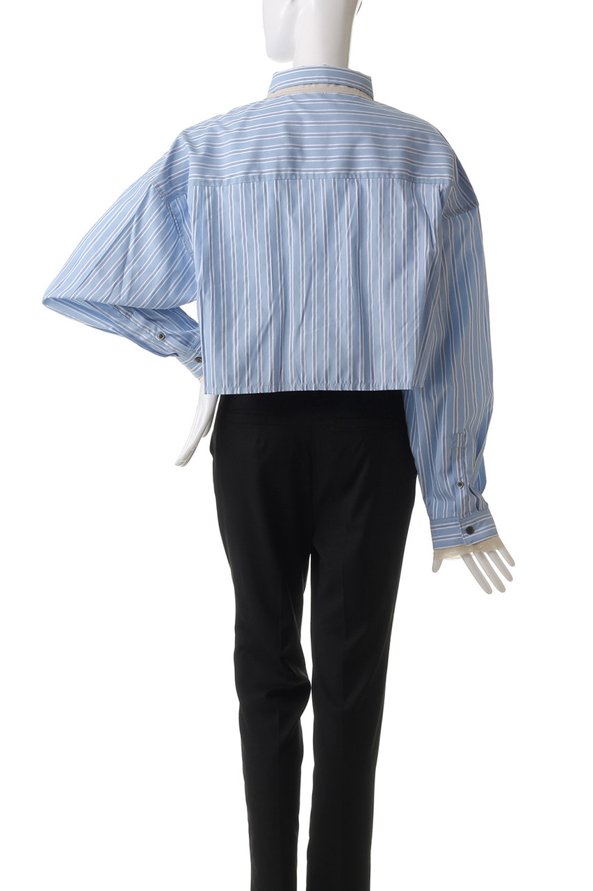 ダブルカラークロップドシャツ / Double Collar Cropped Shirt