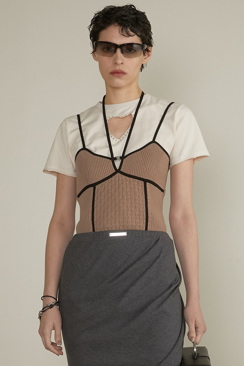 Prank Project アイレットミニスカート PRANK PROJECT/Eyelet Vegan