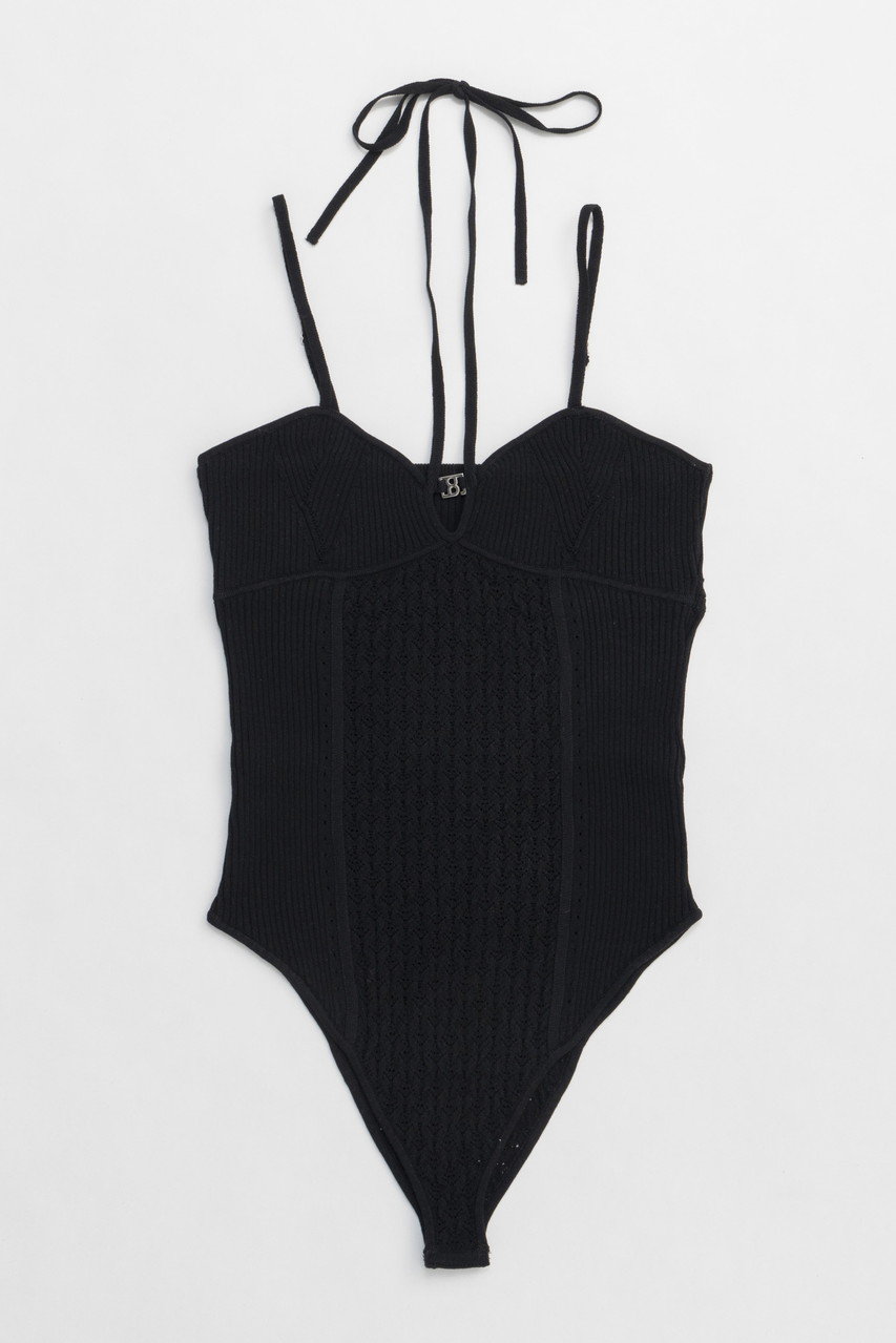 プランク プロジェクト/PRANK PROJECTの【予約販売】アイレットニットボディスーツ / Eyelet Knit Bodysuit(BLK(ブラック)/31251365902)