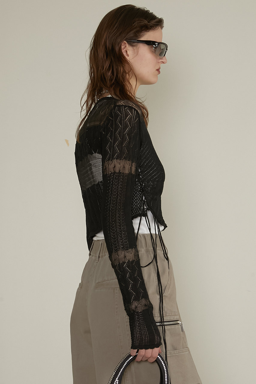 【PRANK PROJECT】新品 レース カーディガン レースニットカーディガン / Lace Knit Cardigan（カーディガン