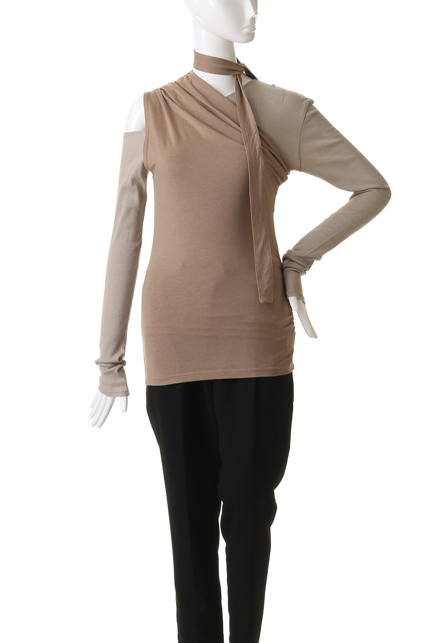 プランクプロジェクトOne Shoulder Layered Top