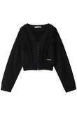 フリルスウェットカーディガン / Frills Sweatshirt Cardigan