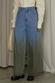 グラデーションワイドデニムパンツ / Gradient Wide Denim Pants