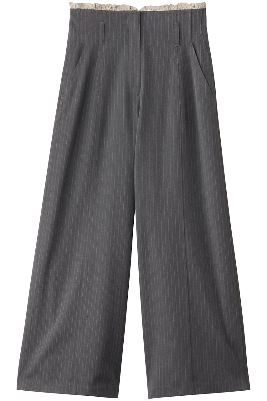 PRANK PROJECT ラッフルレイヤードワイドパンツ / Ruffle Layered Wide Pants (GRY(グレー), 36) プランク プロジェクト ELLE SHOP PRANK PROJECT ラッフルレイヤードワイドパンツ / Ruffle Layered Wide Pants (GRY(グレー), 36) プランク プロジェクト ELLE SHOP