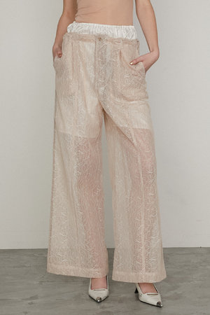 プランク プロジェクト/PRANK PROJECTのボンデッドレースパンツ / Bonded Lace Pants(110600/110601)