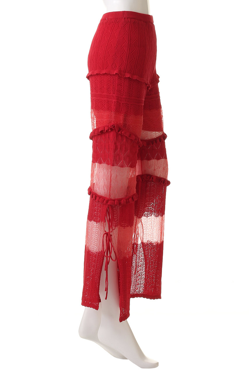 PRANK PROJECT(プランク プロジェクト)｜レースニットパンツ