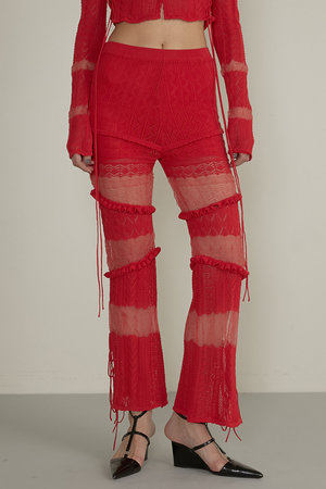 プランク プロジェクト/PRANK PROJECTのレースニットパンツ / Lace Knit Pants