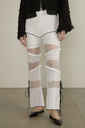 プランク プロジェクト/PRANK PROJECTのレースニットパンツ / Lace Knit Pants(110600/110601)