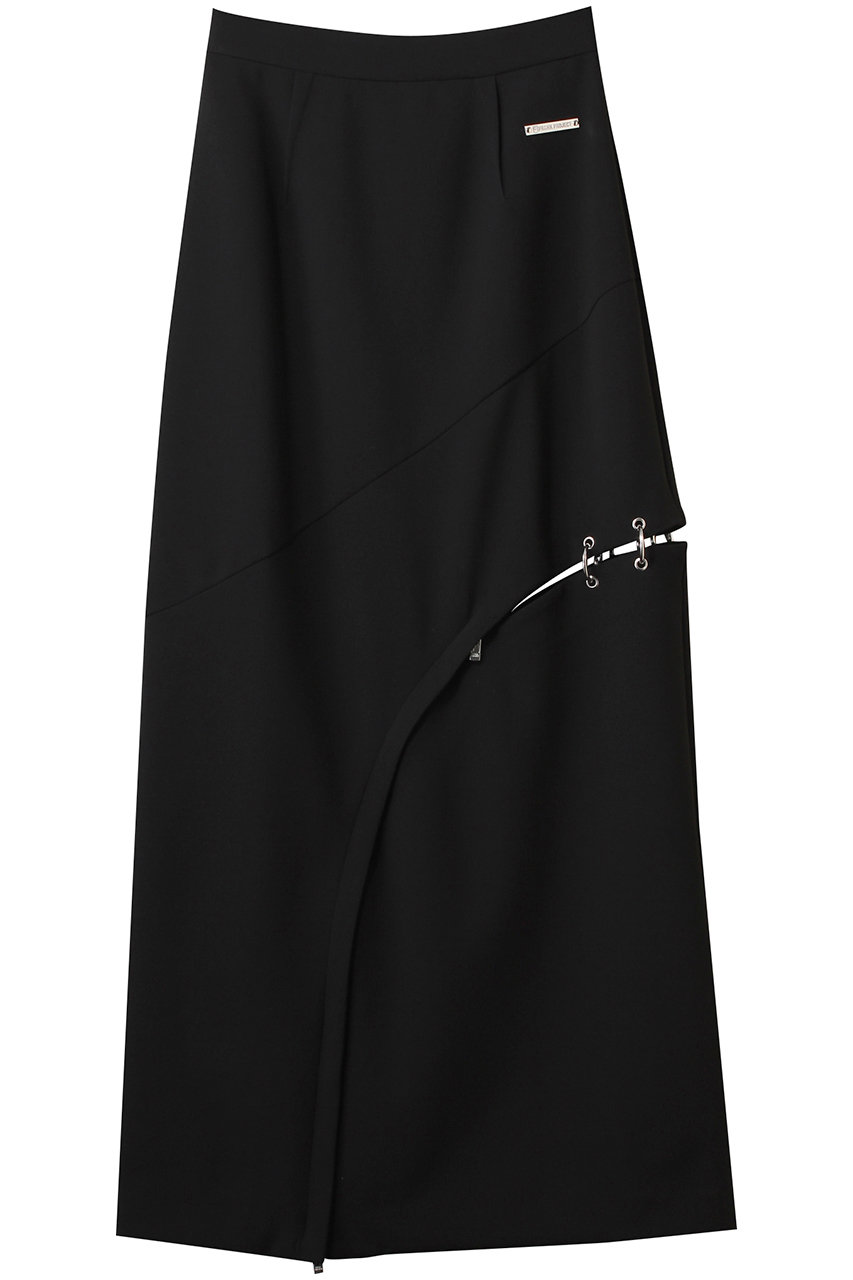 プランク プロジェクト/PRANK PROJECTの【予約販売】2WAYオープンスリットロングスカート / 2way Open Slit Long Skirt(BLK(ブラック)/31251515403)