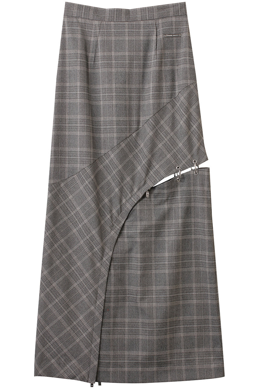 プランク プロジェクト/PRANK PROJECTの【予約販売】2WAYオープンスリットロングスカート / 2way Open Slit Long Skirt(GRY(グレー)/31251515403)