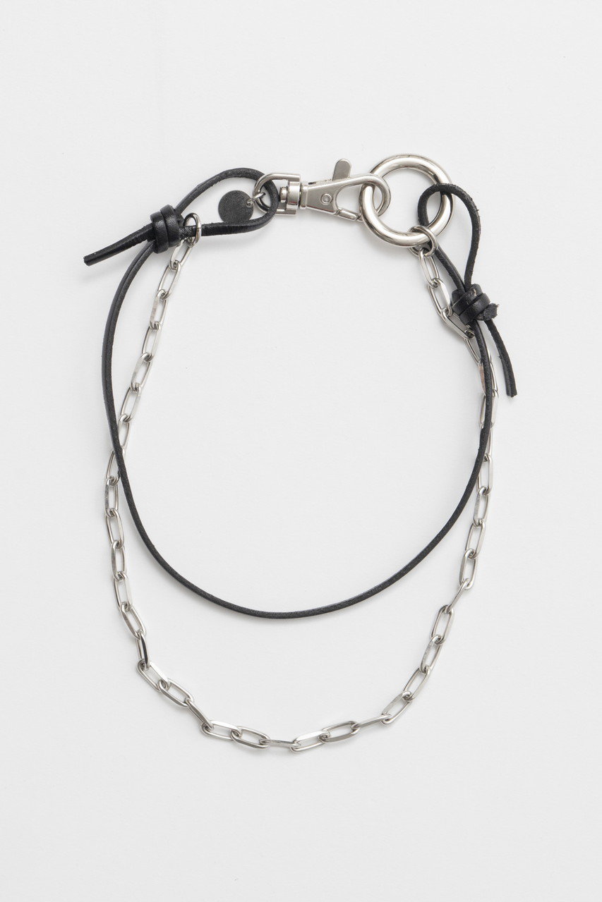 プランク プロジェクト/PRANK PROJECTの【予約販売】レザーチェーン2WAYチョーカー / Leather Chain 2way Choker(SLV(シルバー)/31251665102)