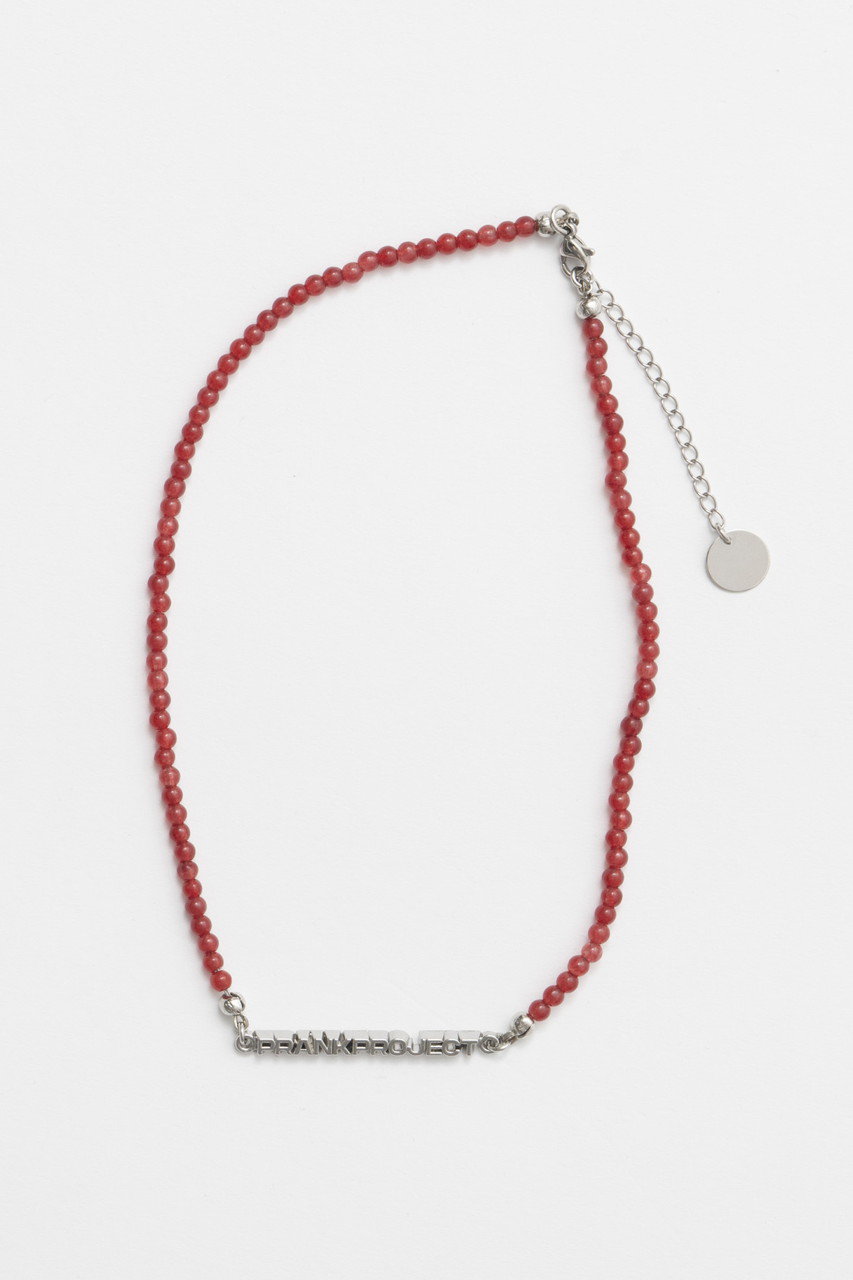 プランク プロジェクト/PRANK PROJECTのロゴビーズネックレス / Logo Beads Necklace(RED(レッド)/31251665106)