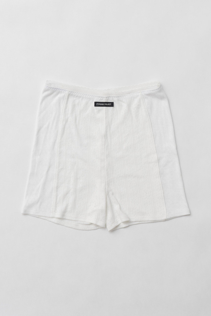 プランク プロジェクト/PRANK PROJECTの【予約販売】アイレットレースショーツ / Eyelet lace Shorts(WHT(ホワイト)/31251665602)