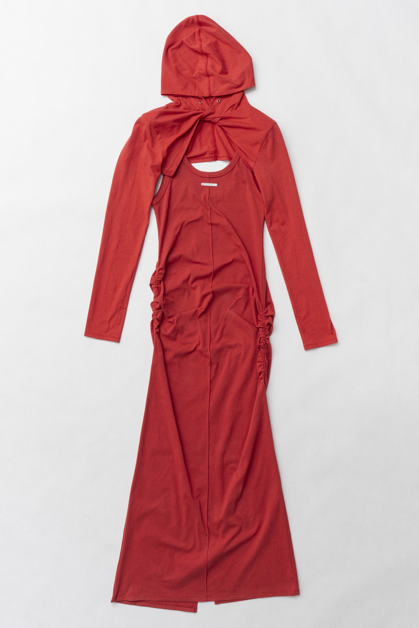 プランク プロジェクト/PRANK PROJECTの【予約販売】ボレロレイヤードカットマキシワンピース / Bolero Layered Cut Maxi Dress(RED(レッド)/31251265102)