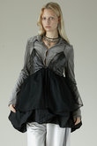 レザーコンビチュニック / Leather Combi Tunic（その他トップス