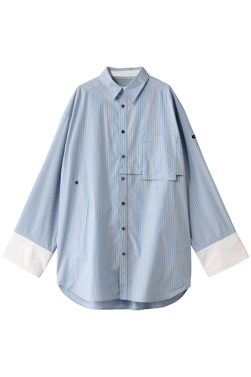 プランク プロジェクト/PRANK PROJECTのマルチウェイオーバーサイズシャツ / Multi Way Oversize Shirt(BLU(ブルー)/31251315607)