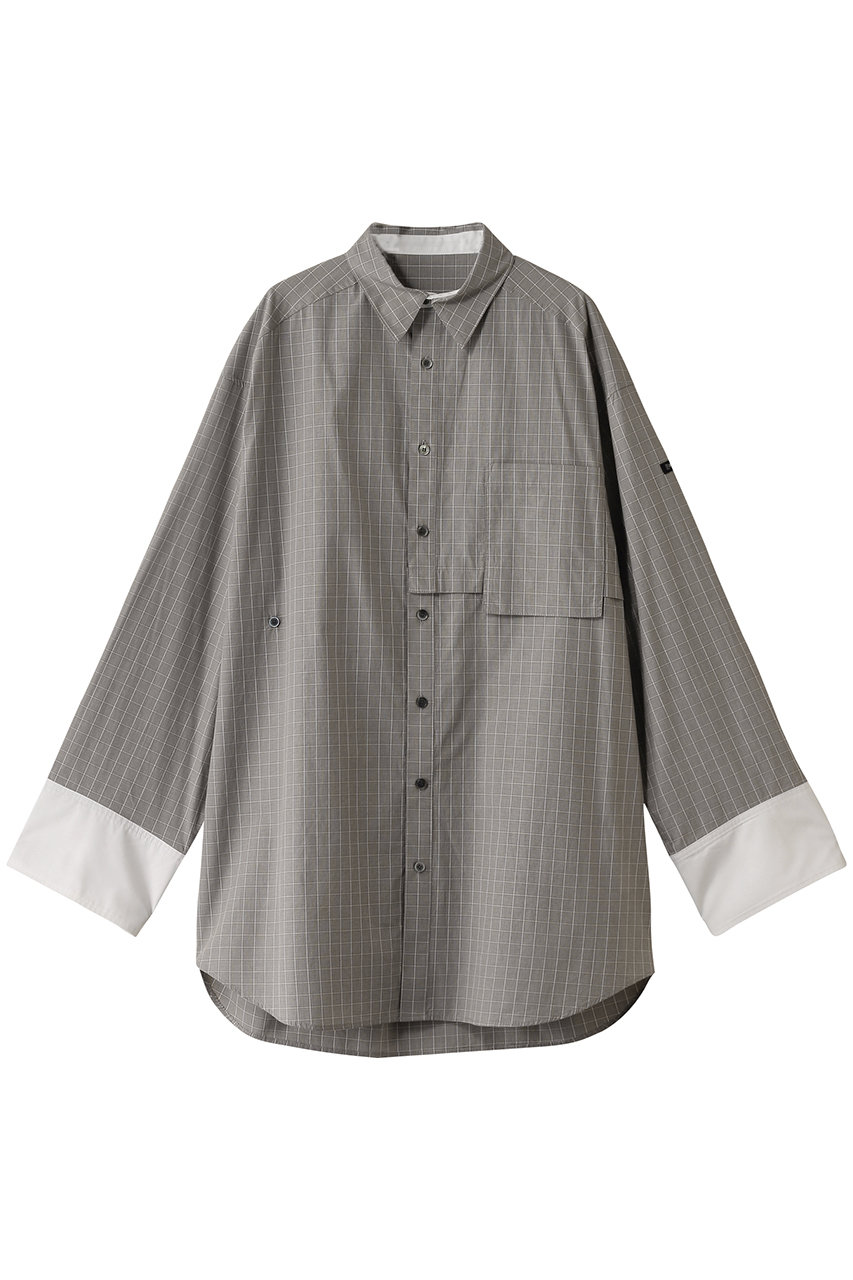 プランク プロジェクト/PRANK PROJECTのマルチウェイオーバーサイズシャツ / Multi Way Oversize Shirt(GRY(グレー)/31251315607)