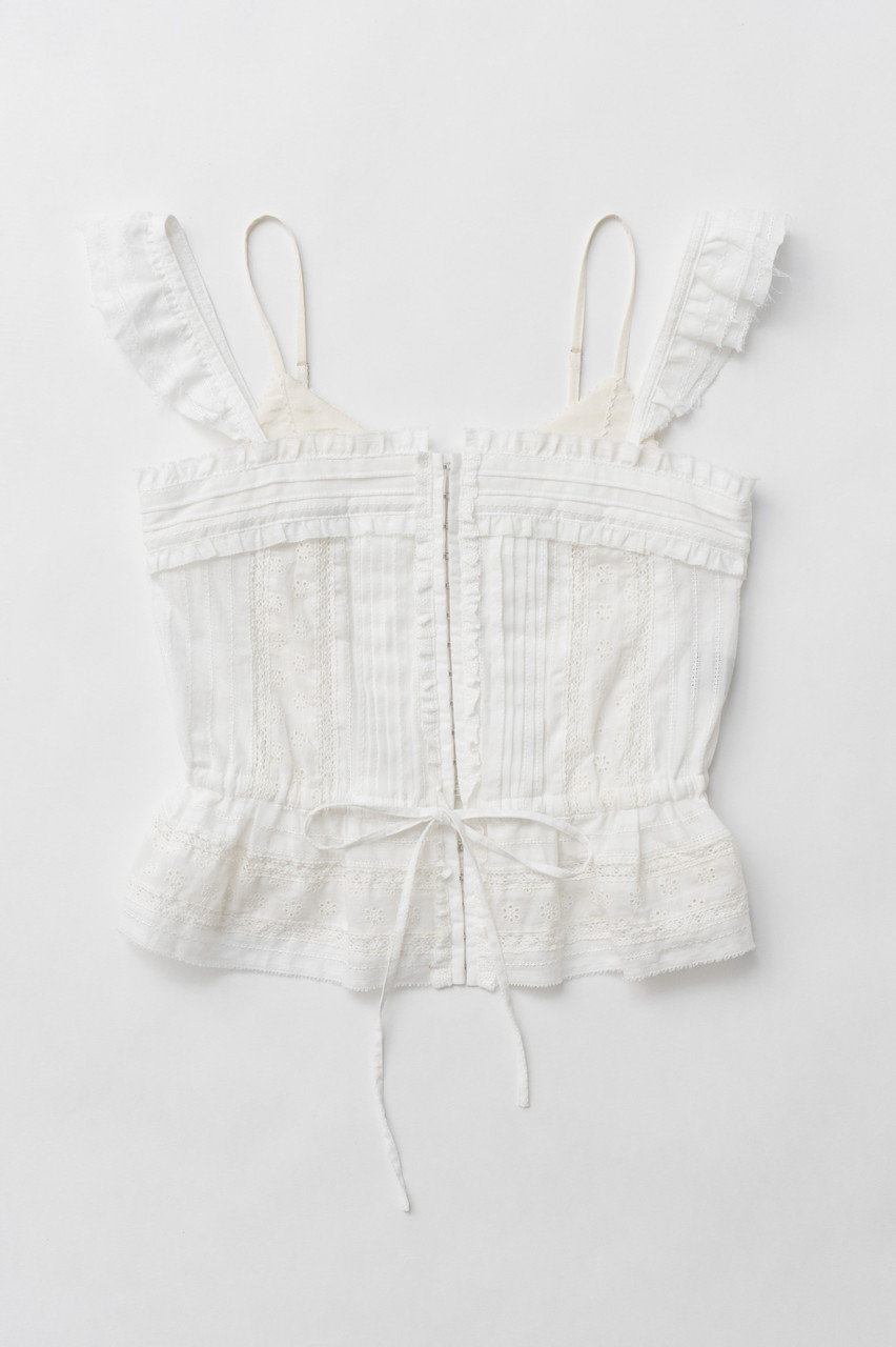 プランク プロジェクト/PRANK PROJECTの【予約販売】コットンレースビスチェ / Cotton Lace Bustier(WHT(ホワイト)/31251316102)