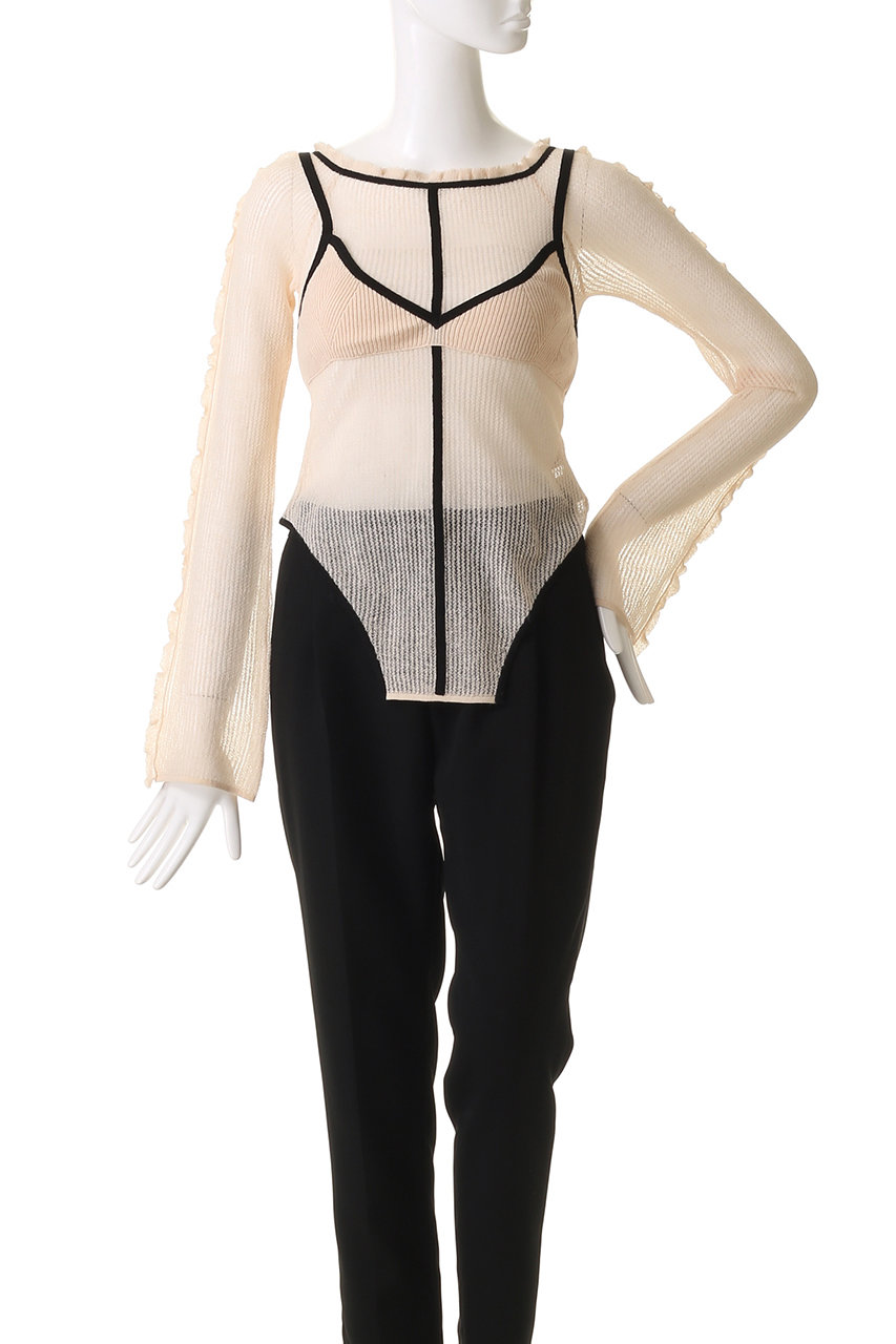 PRANK PROJECT(プランク プロジェクト)｜レイヤードフリルニット