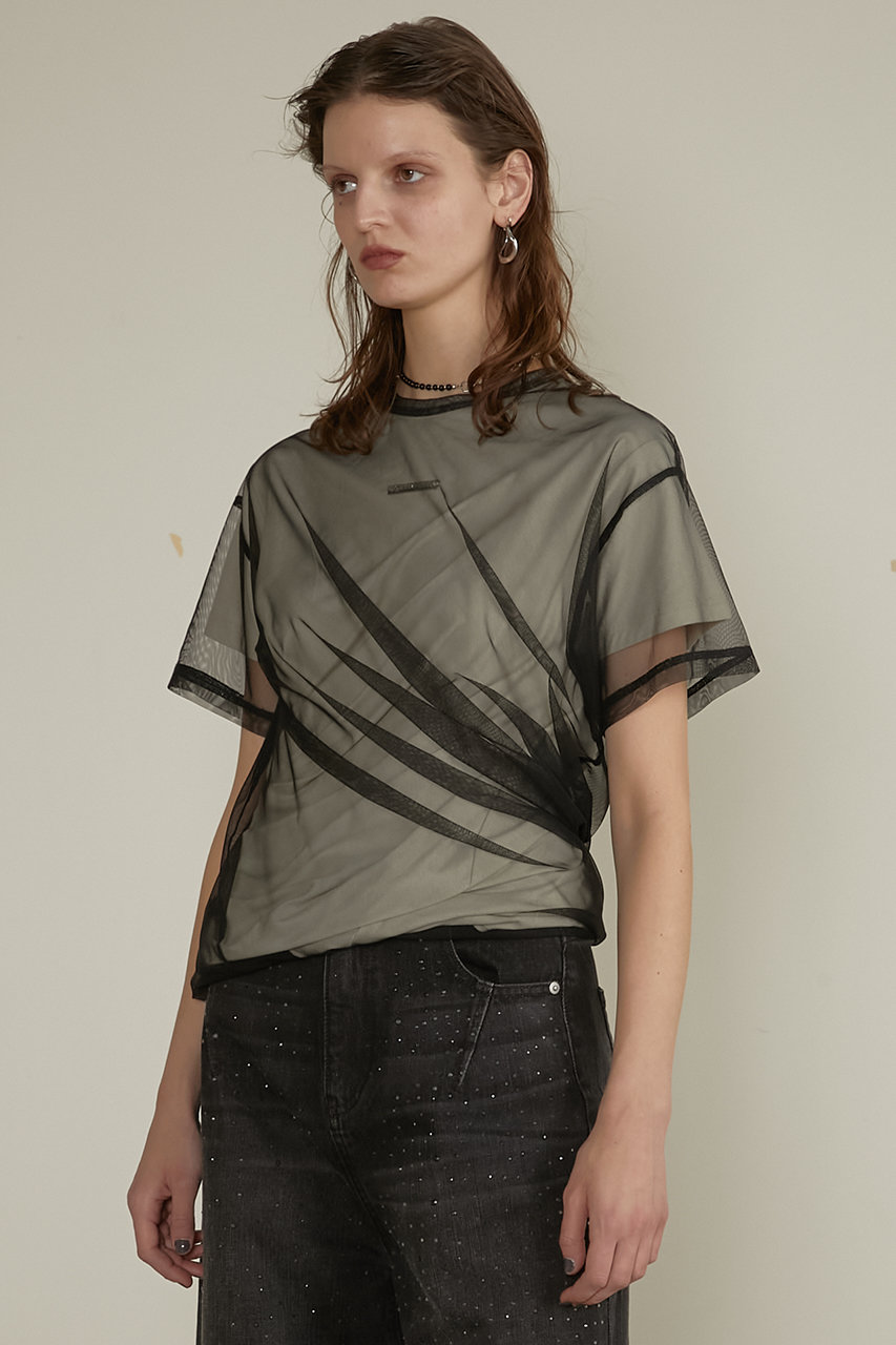 PRANK PROJECT トップス PRANK PROJECT(プランク プロジェクト)｜メッシュプリントトップス