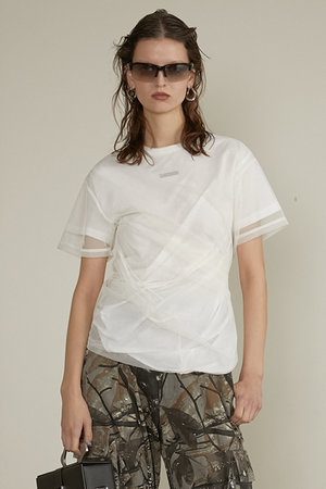 プランク プロジェクト/PRANK PROJECTのツイストレイヤードトップ / Twist Layered Top(110100/110102)