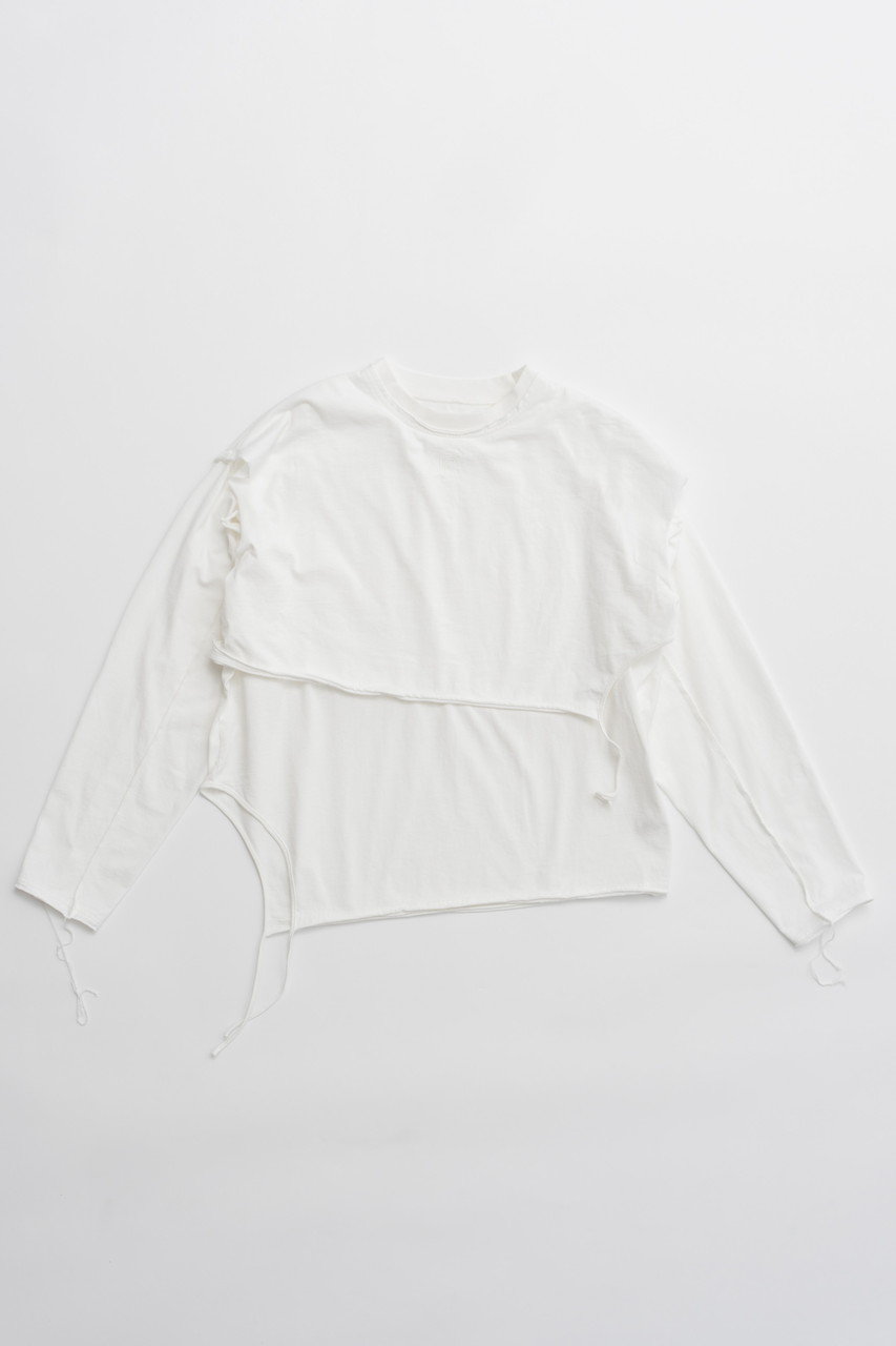 プランク プロジェクト/PRANK PROJECTの【予約販売】レイヤードロングスリーブTEE / Layered Long Sleeve Tee(WHT(ホワイト)/31251416102)