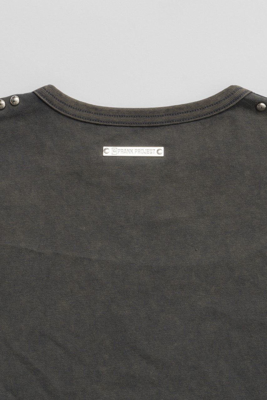 トップス PRANK PROJECT Heart Studs Logo Long TEE PRANK PROJECT(プランク プロジェクト)｜ハートスタッズTEE