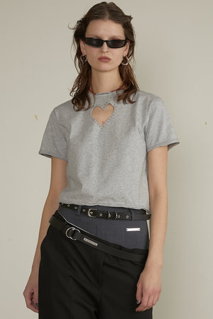 プランク プロジェクト/PRANK PROJECTのハートスタッズTEE / Heart Stud Tee(110100/110101)