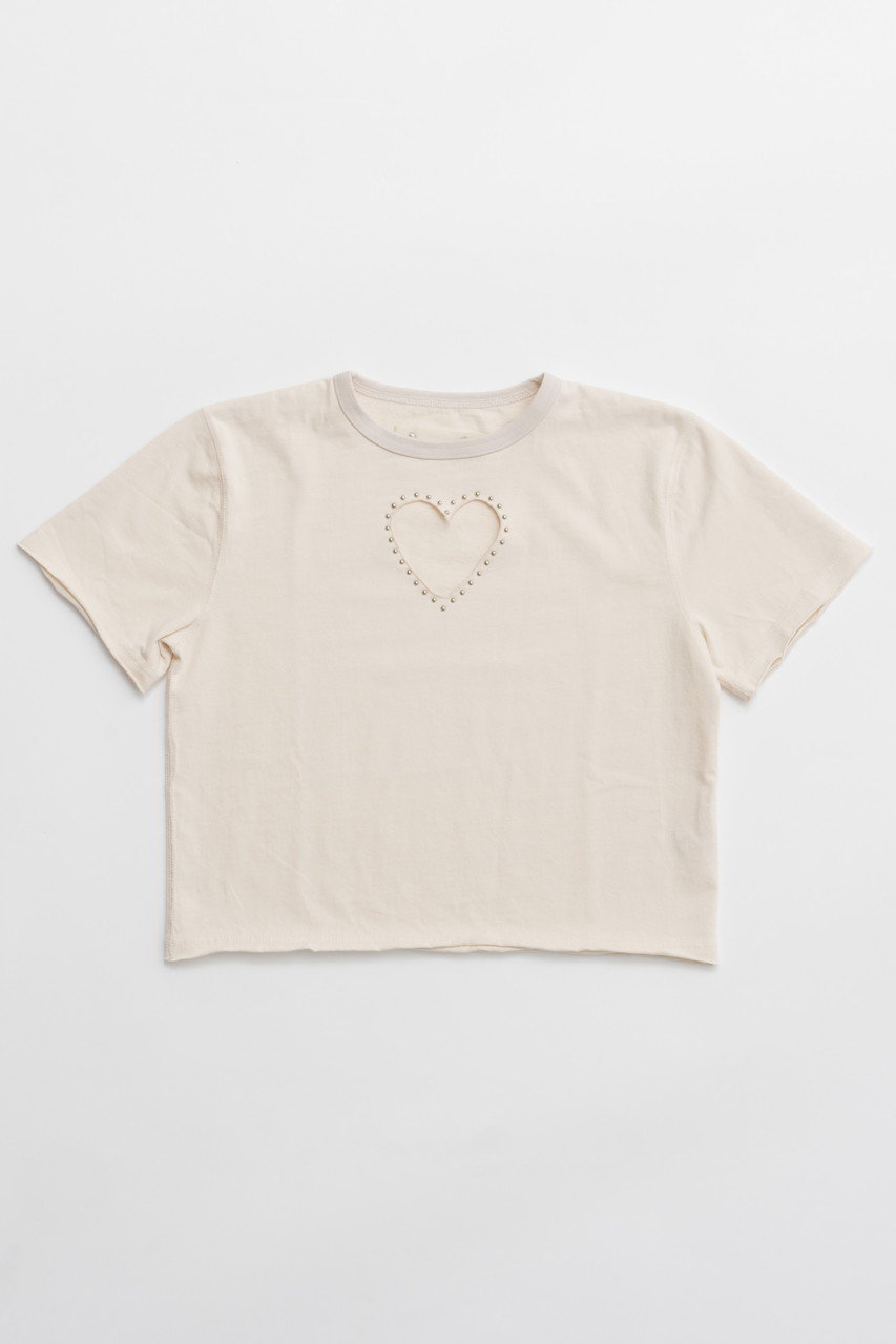 プランク プロジェクト/PRANK PROJECTの【予約販売】ハートスタッズTEE / Heart Stud Tee(IVR(アイボリー)/31251416104)